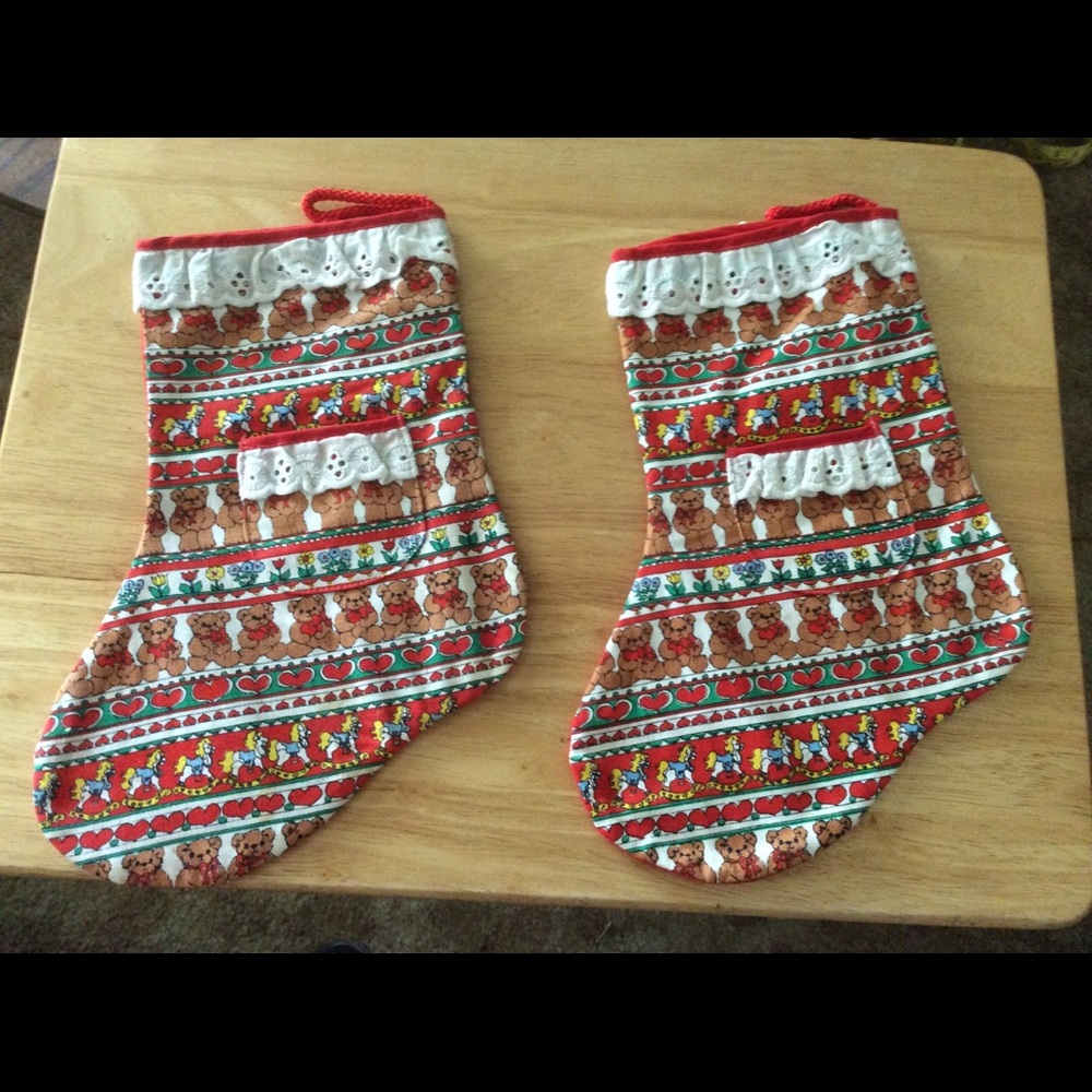 Price drop🔻Christmas stocking set with pocket